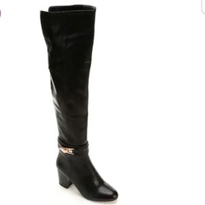 New black over-the-knee boots